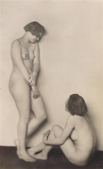 GERMAINE KRULL (1897-1985) A pair of nude studies from Der Akte.